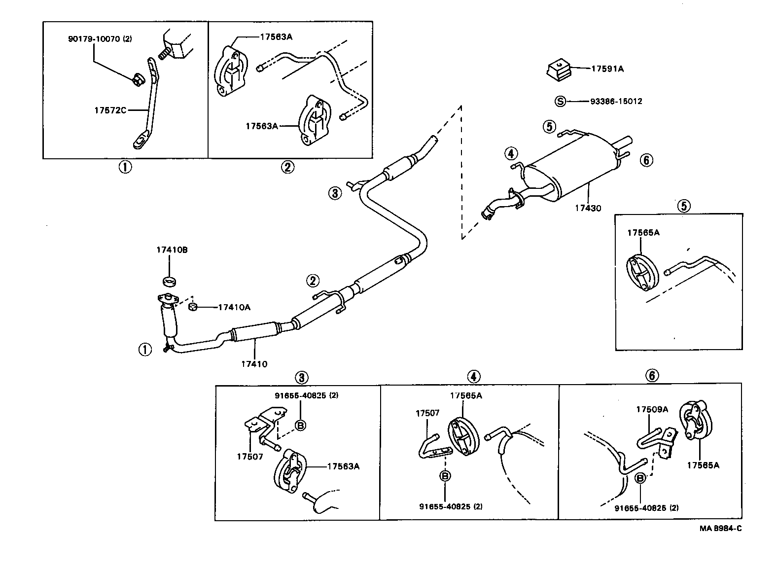  CARINA 2 |  EXHAUST PIPE