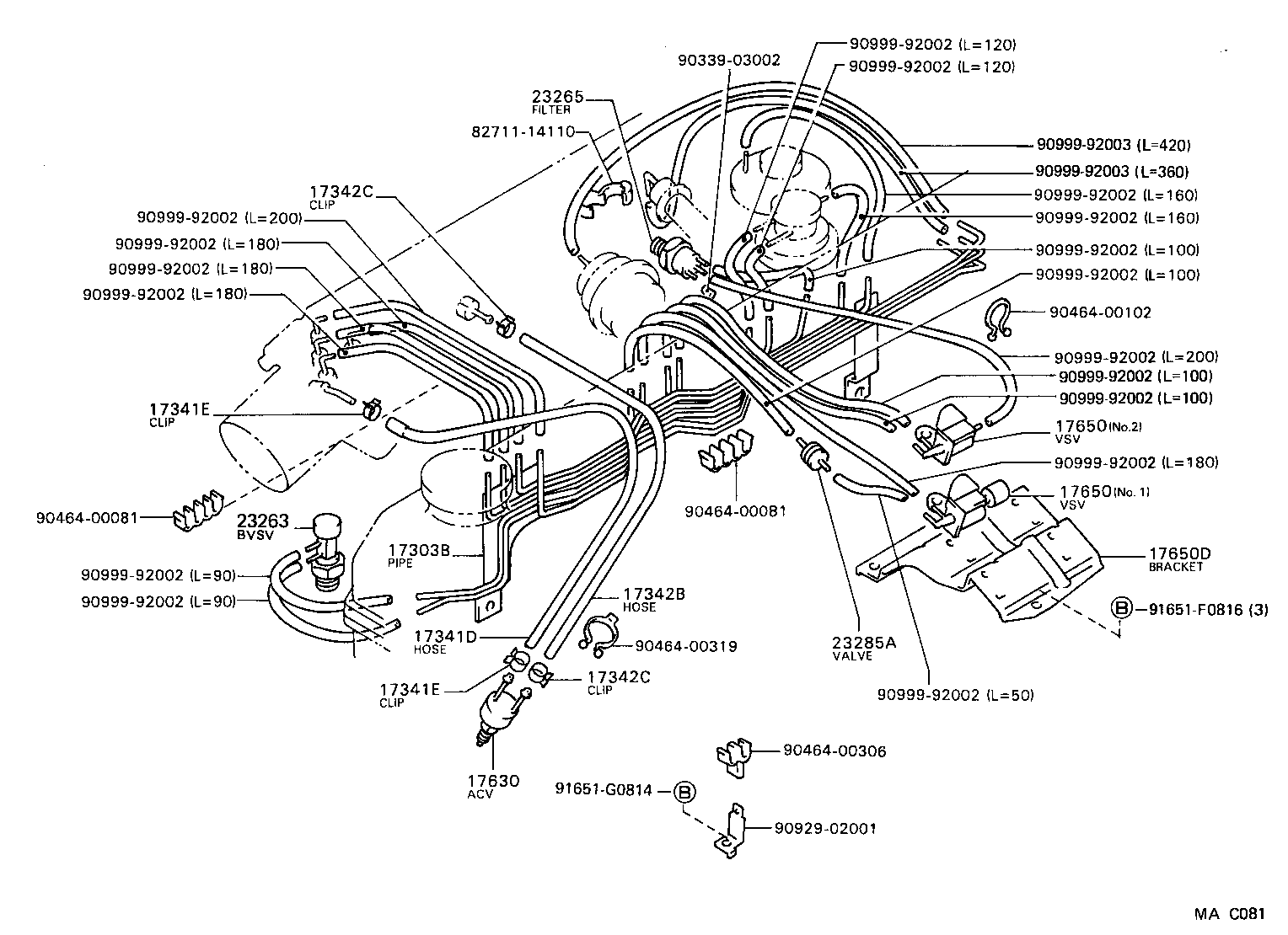  4 RUNNER TRUCK |  VACUUM PIPING