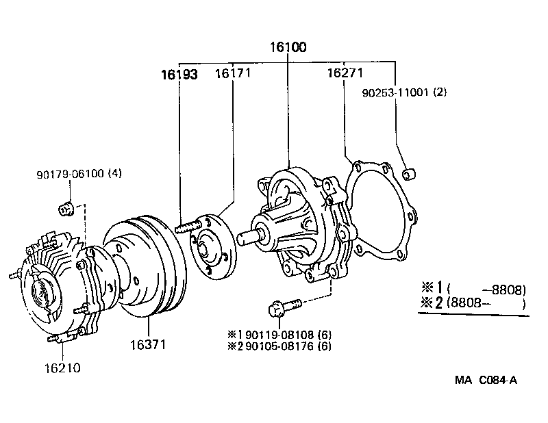  DYNA100 |  WATER PUMP