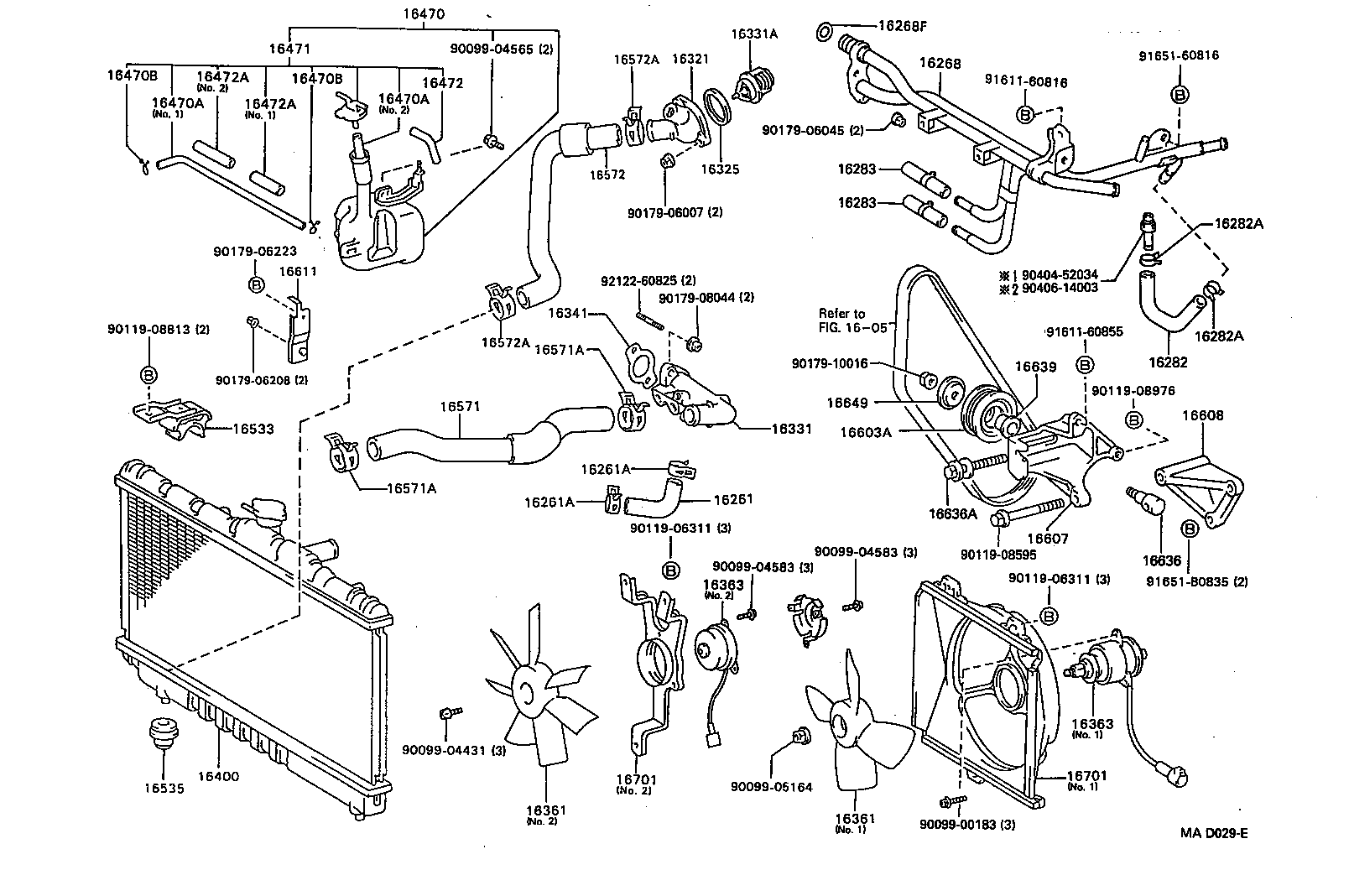  CELICA |  RADIATOR WATER OUTLET