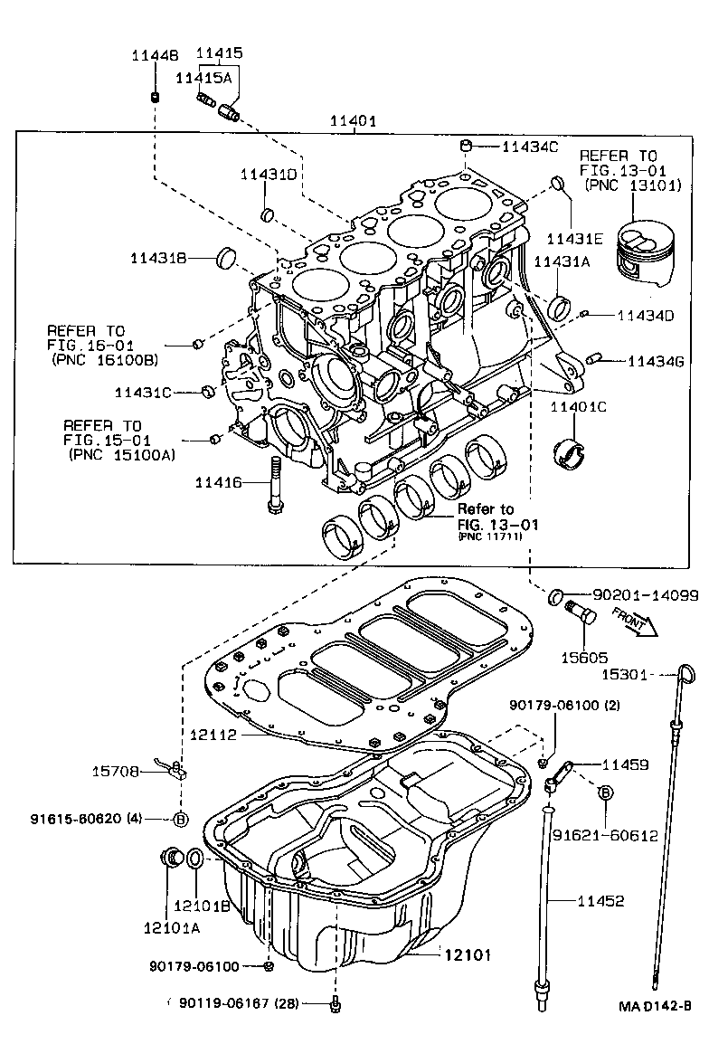  CARINA 2 |  CYLINDER BLOCK