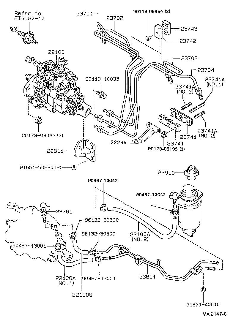  CARINA 2 |  INJECTION PUMP ASSEMBLY