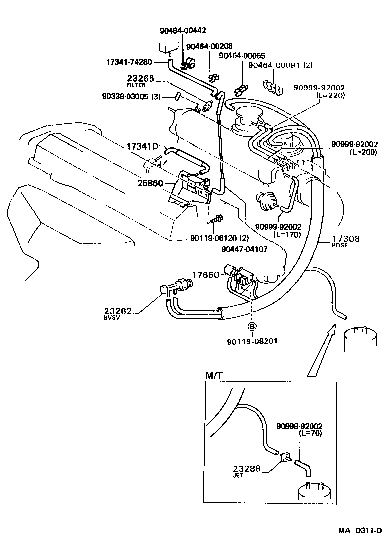  MR2 |  VACUUM PIPING