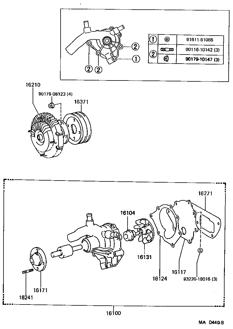  LAND CRUISER 80 |  WATER PUMP