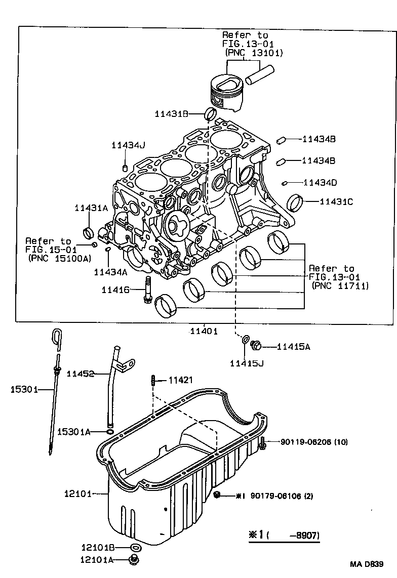  TERCEL |  CYLINDER BLOCK