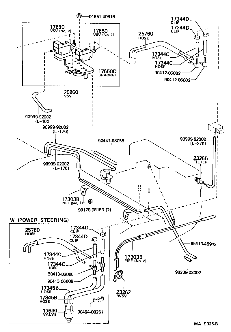  TERCEL |  VACUUM PIPING