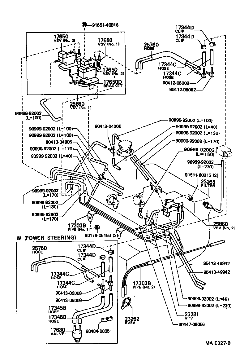  TERCEL |  VACUUM PIPING