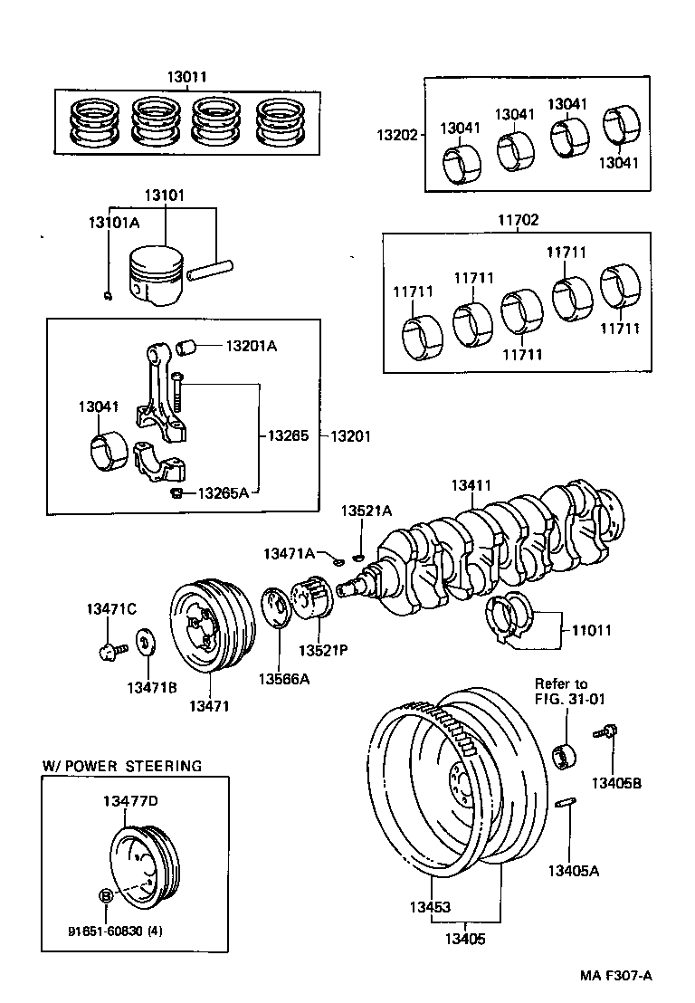  LITEACE VAN WAGON |  CRANKSHAFT PISTON