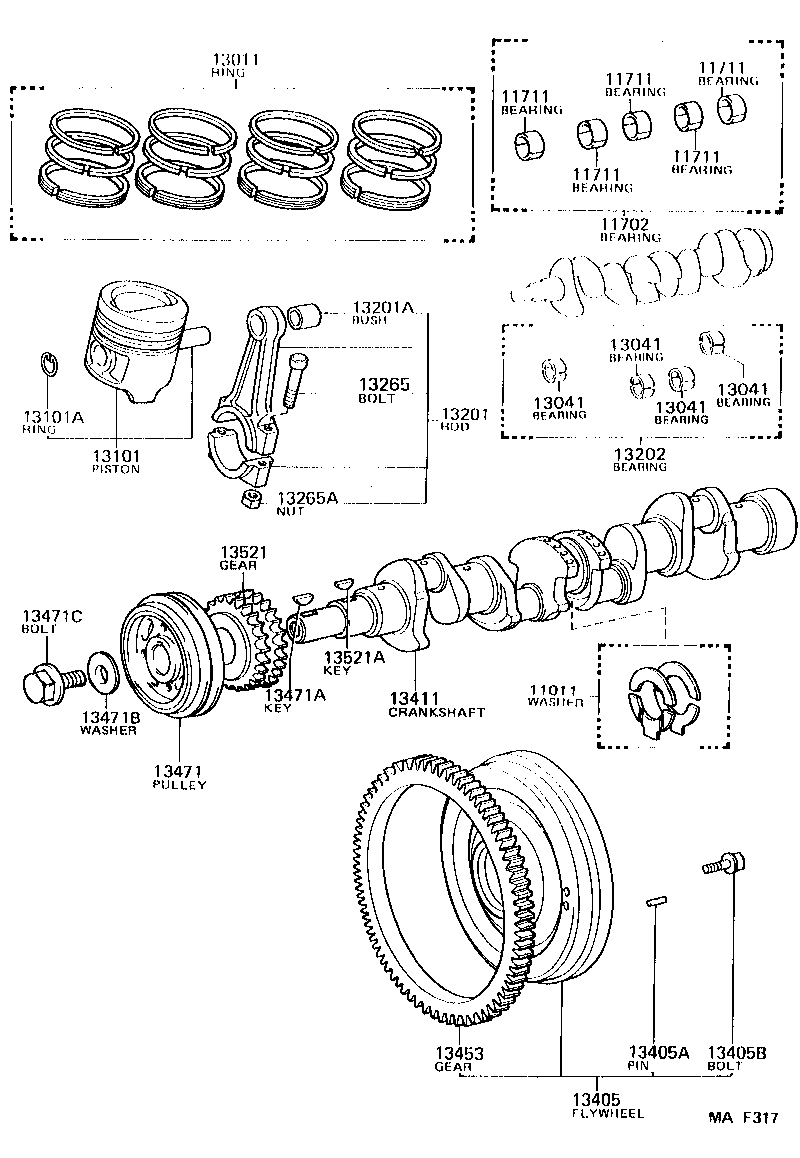  LITEACE VAN WAGON |  CRANKSHAFT PISTON