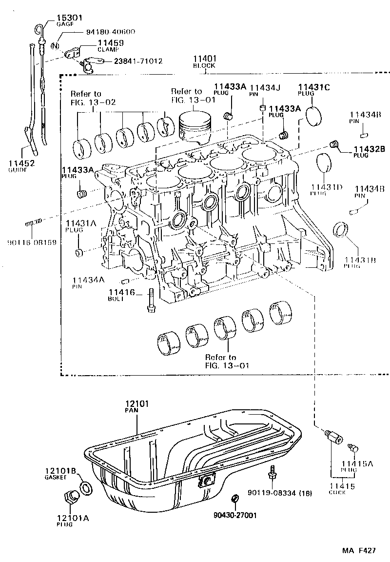  LITEACE VAN WAGON |  CYLINDER BLOCK