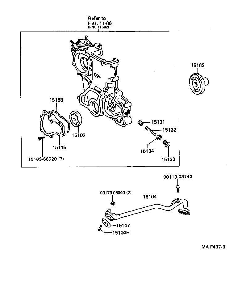  LAND CRUISER 80 |  ENGINE OIL PUMP