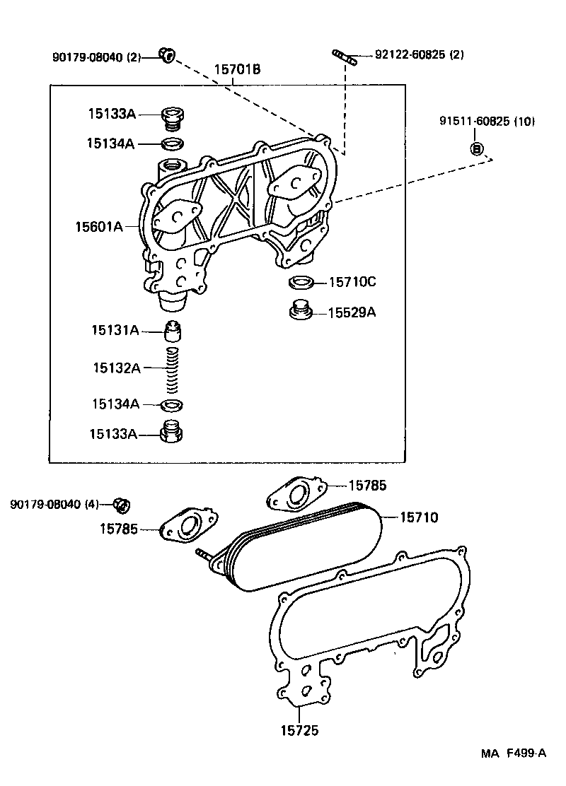  LAND CRUISER 80 |  ENGINE OIL COOLER