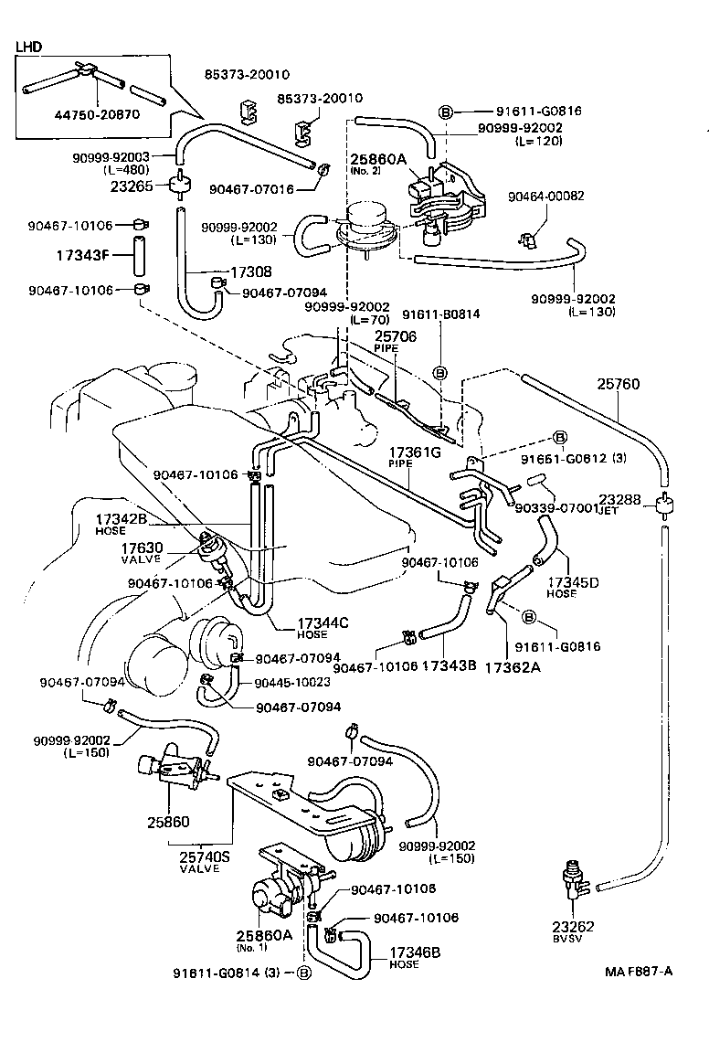 CELICA |  VACUUM PIPING