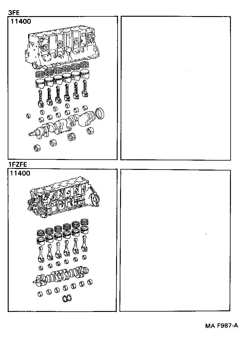  LAND CRUISER 80 |  SHORT BLOCK ASSEMBLY