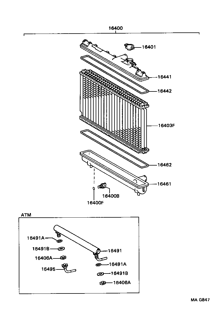  CELICA |  RADIATOR WATER OUTLET