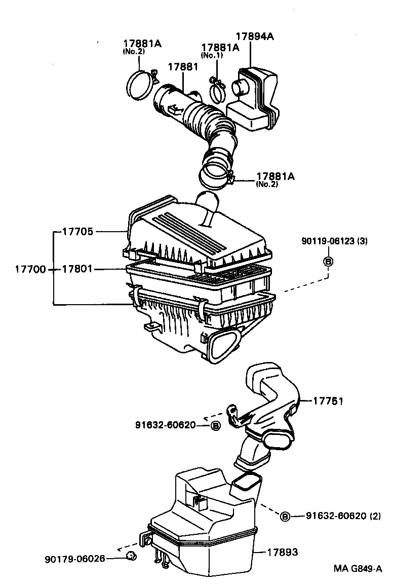  CELICA |  AIR CLEANER