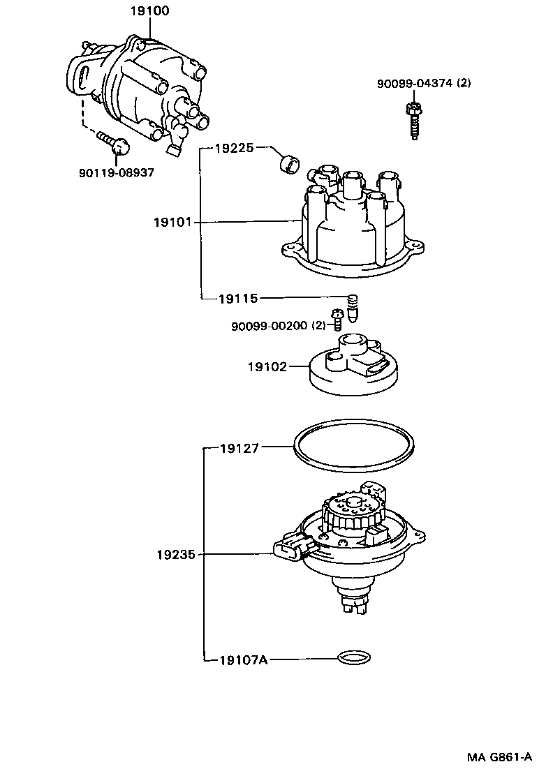  CELICA |  DISTRIBUTOR