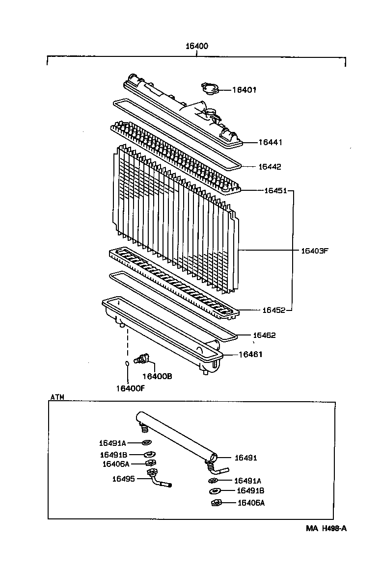  PASEO |  RADIATOR WATER OUTLET