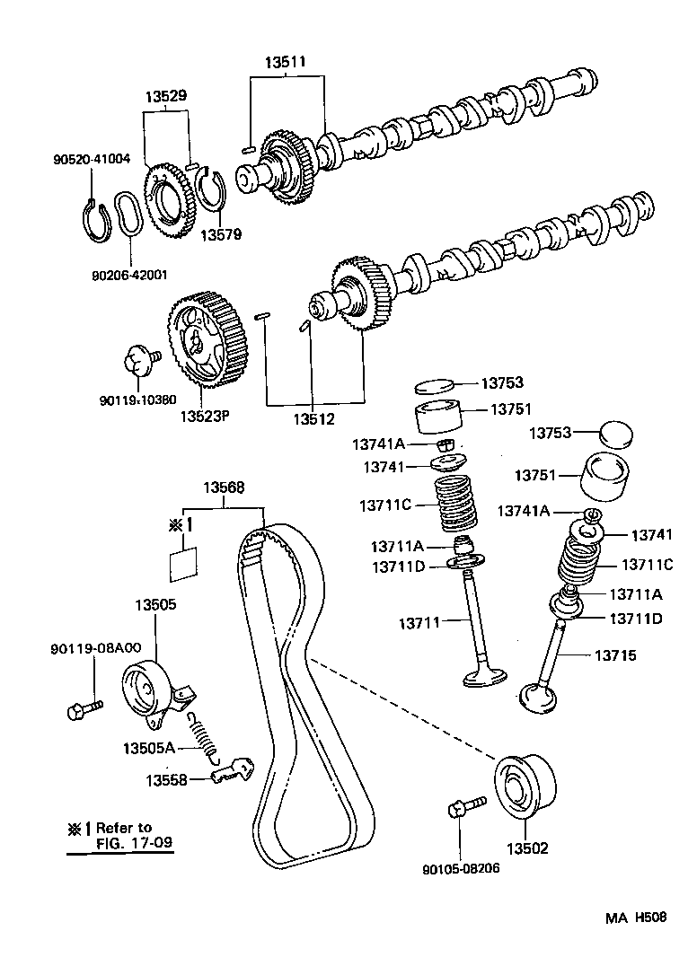  TERCEL |  CAMSHAFT VALVE