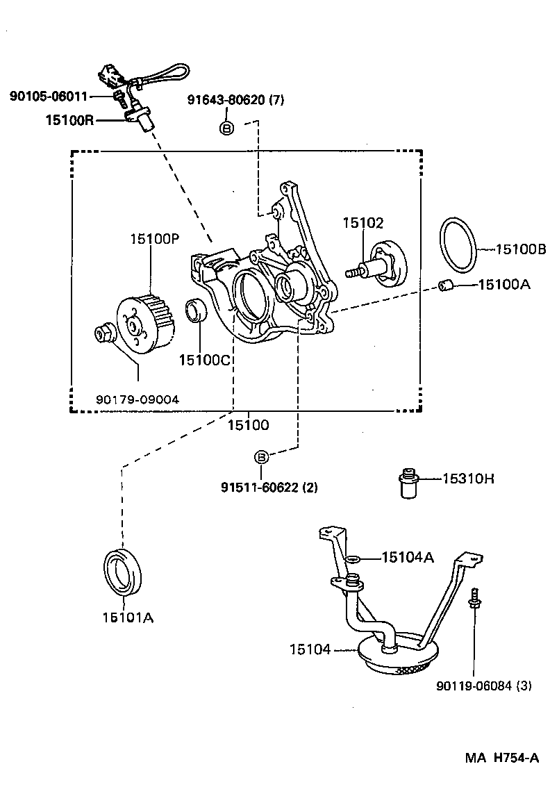  PASEO |  ENGINE OIL PUMP