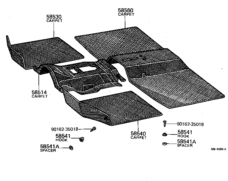  TOYOTA1000 |  MAT CARPET