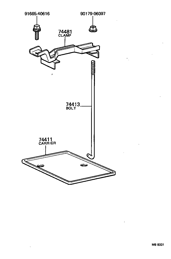  CORONA |  BATTERY CARRIER