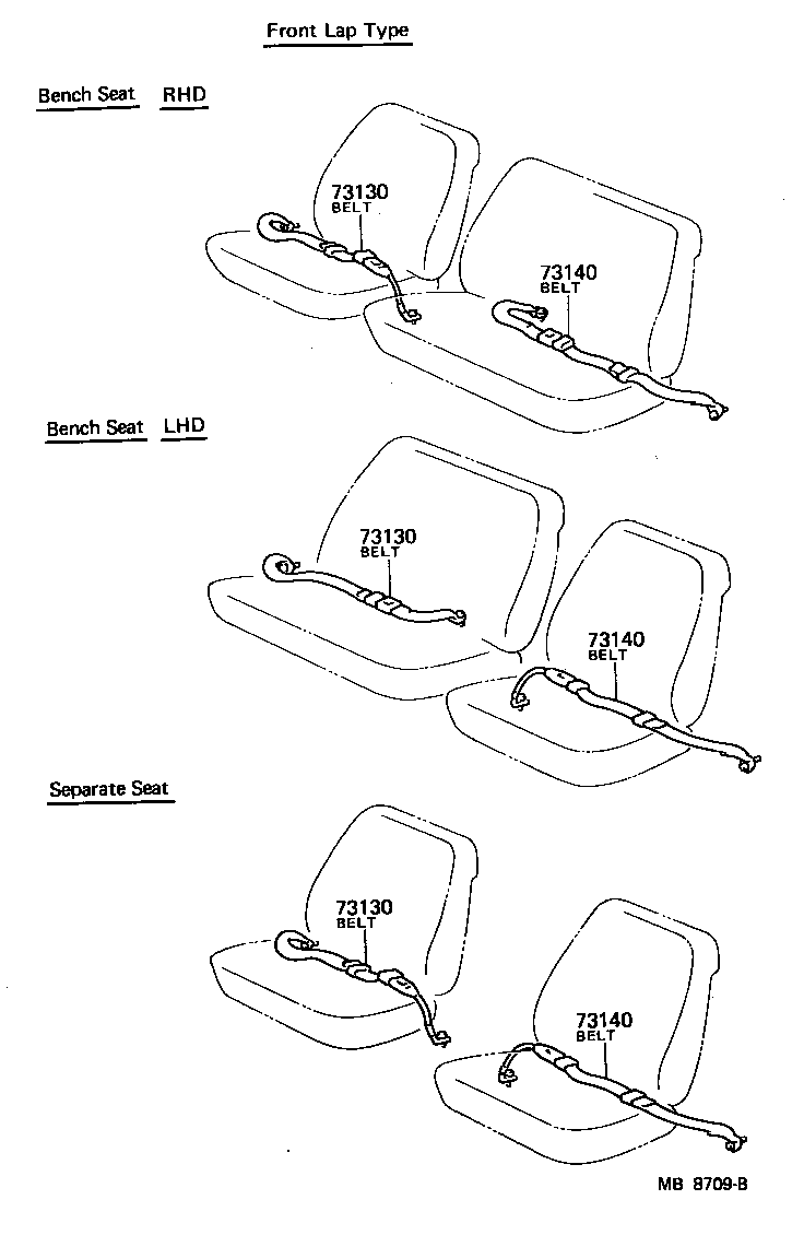  LAND CRUISER 40 |  SEAT BELT