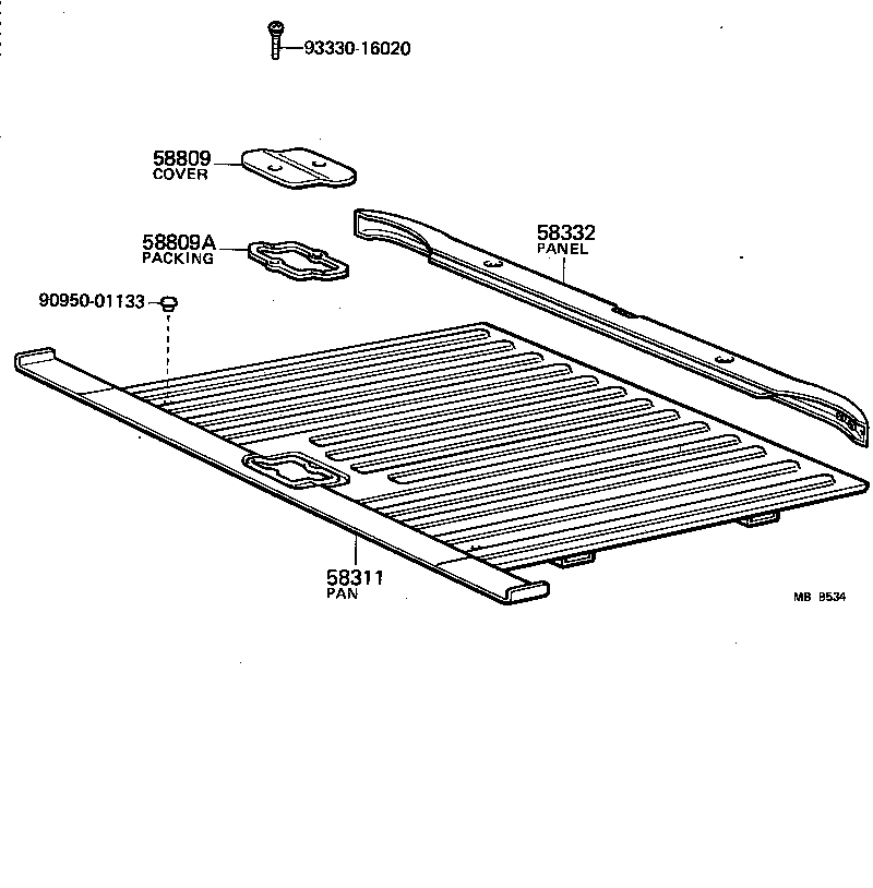  LAND CRUISER 40 |  REAR FLOOR PANEL REAR FLOOR MEMBER