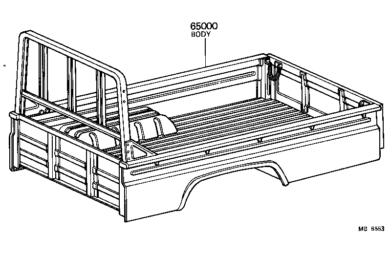  LAND CRUISER 40 |  REAR BODY ASSEMBLY