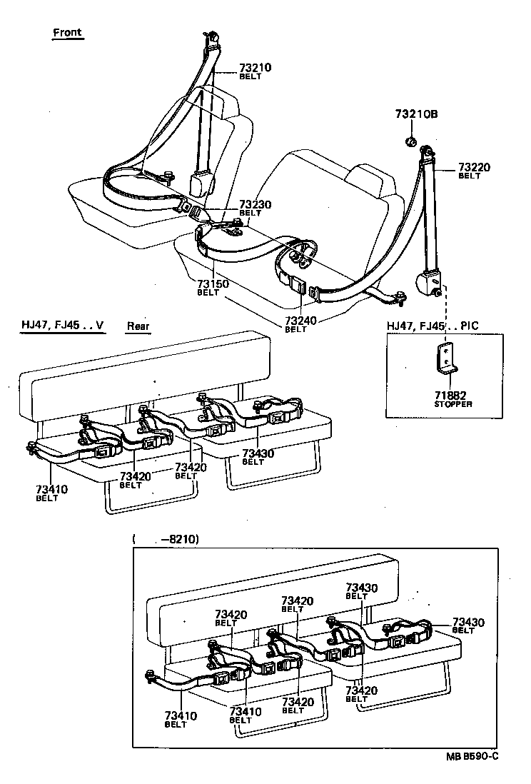  LAND CRUISER 40 |  SEAT BELT