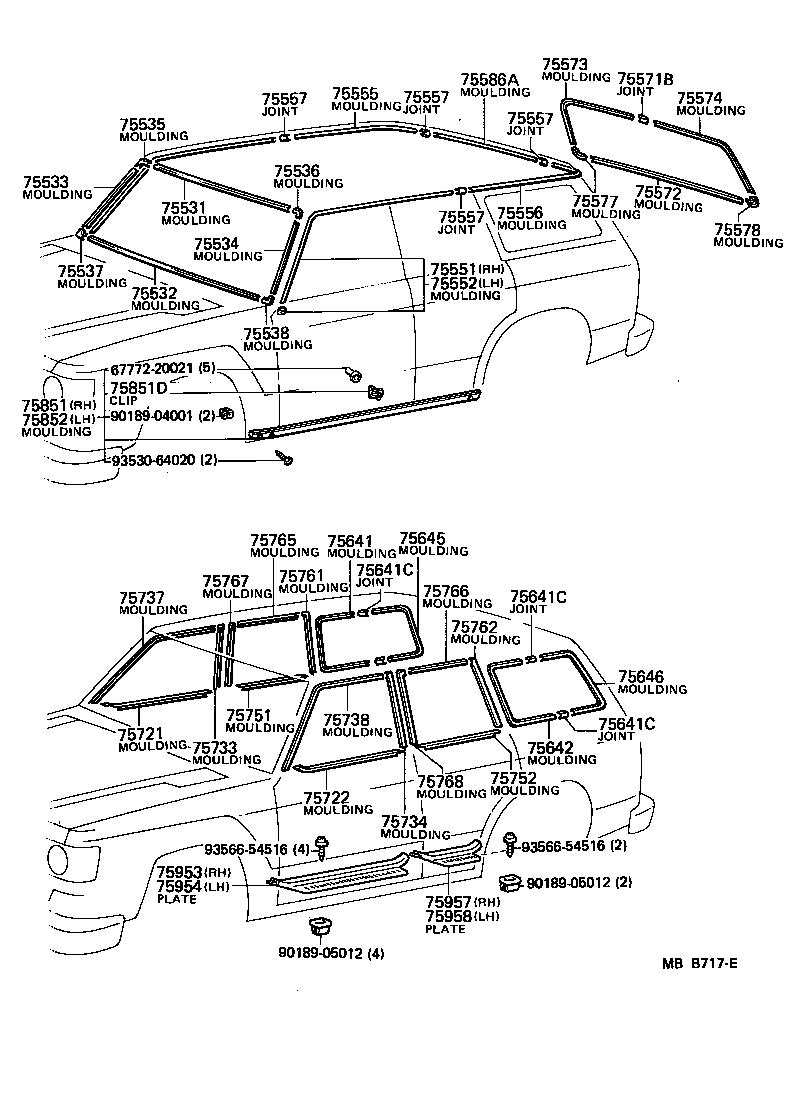  LAND CRUISER 60 |  MOULDING