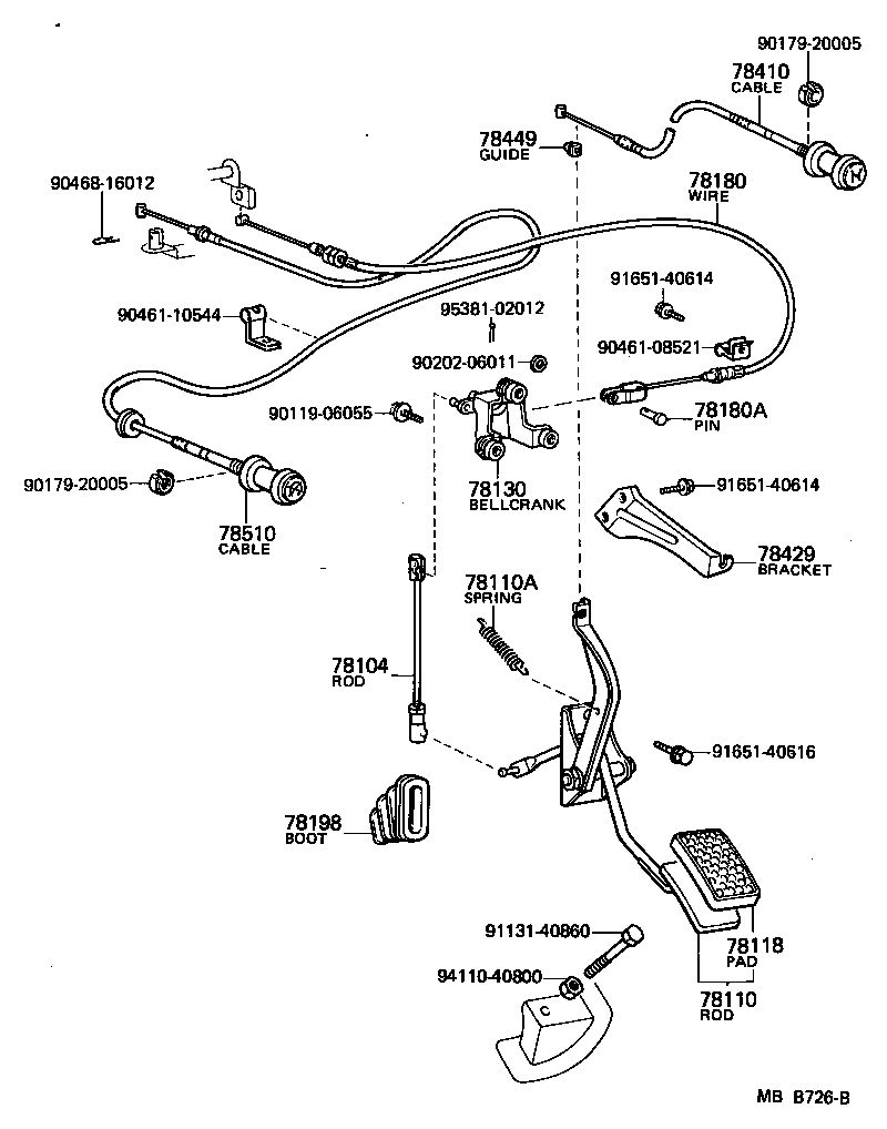  LAND CRUISER 60 |  ACCELERATOR LINK