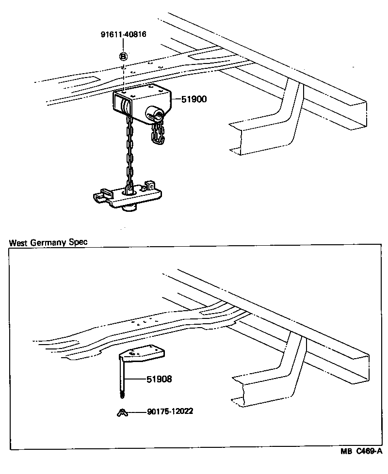  LAND CRUISER 60 |  SPARE WHEEL CARRIER