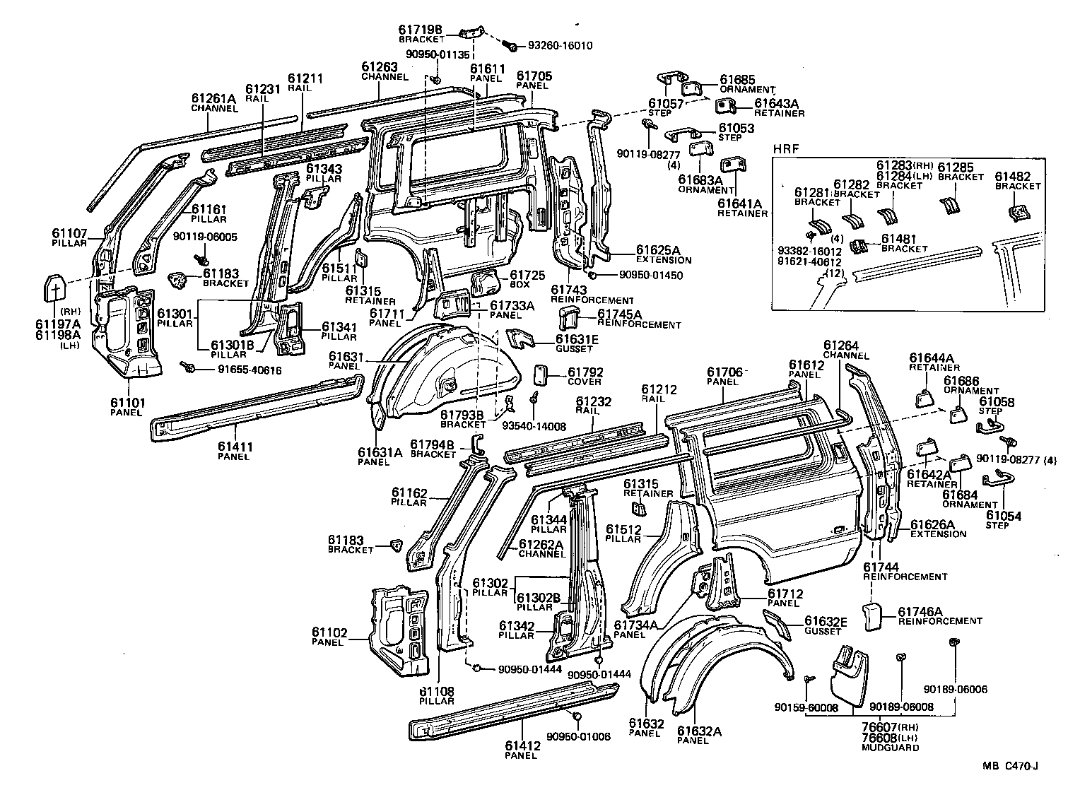  LAND CRUISER 60 |  SIDE MEMBER