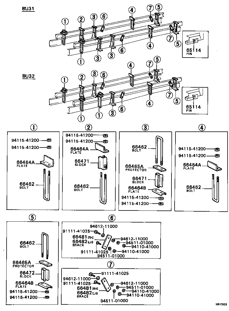  DYNA |  REAR BODY MOUNTING