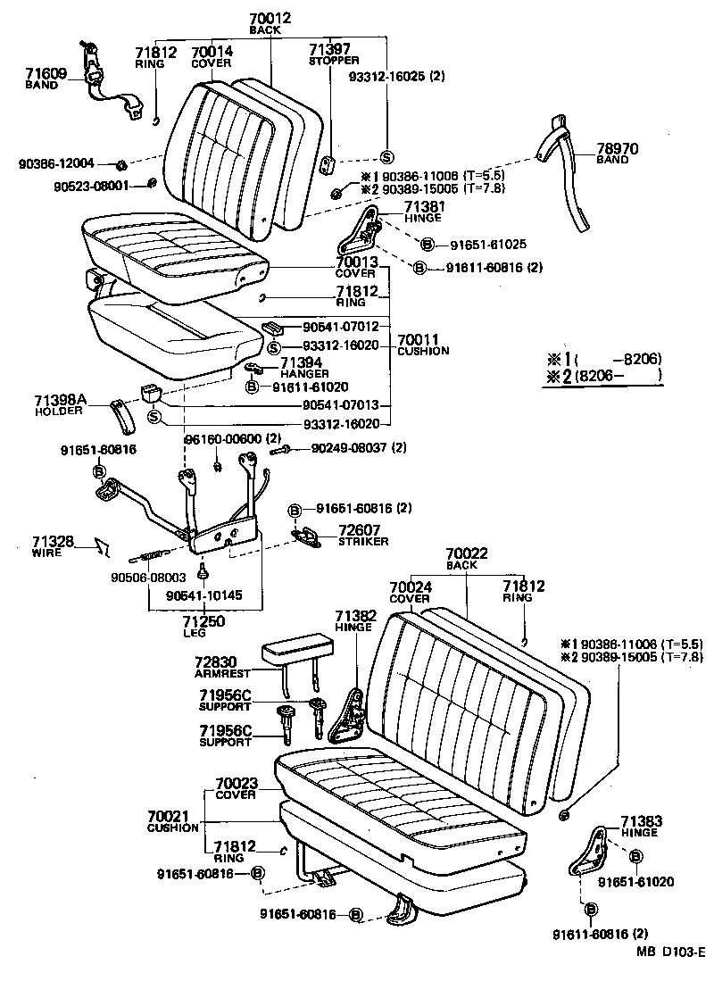  LAND CRUISER 40 |  SEAT SEAT TRACK