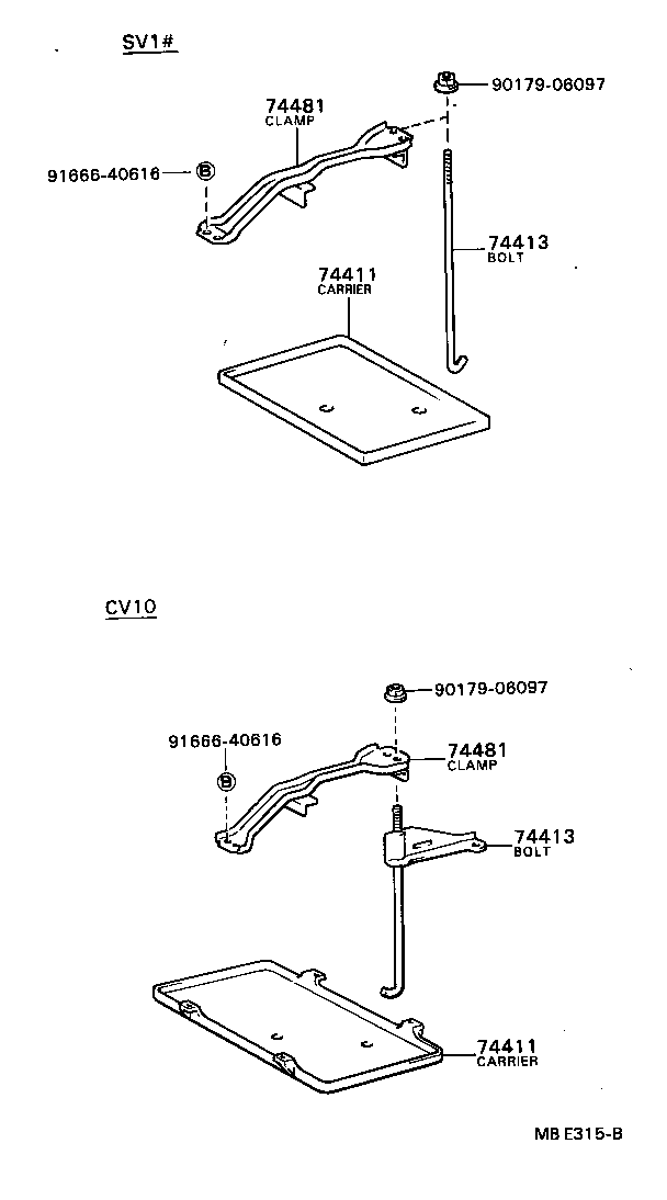  CAMRY |  BATTERY CARRIER