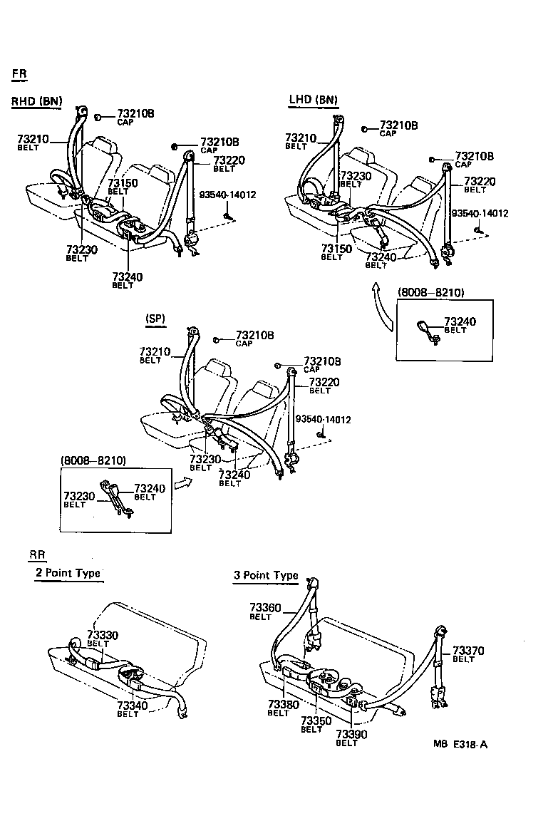  LAND CRUISER 60 |  SEAT BELT