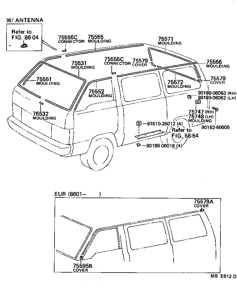  HIACE VAN COMUTER |  MOULDING