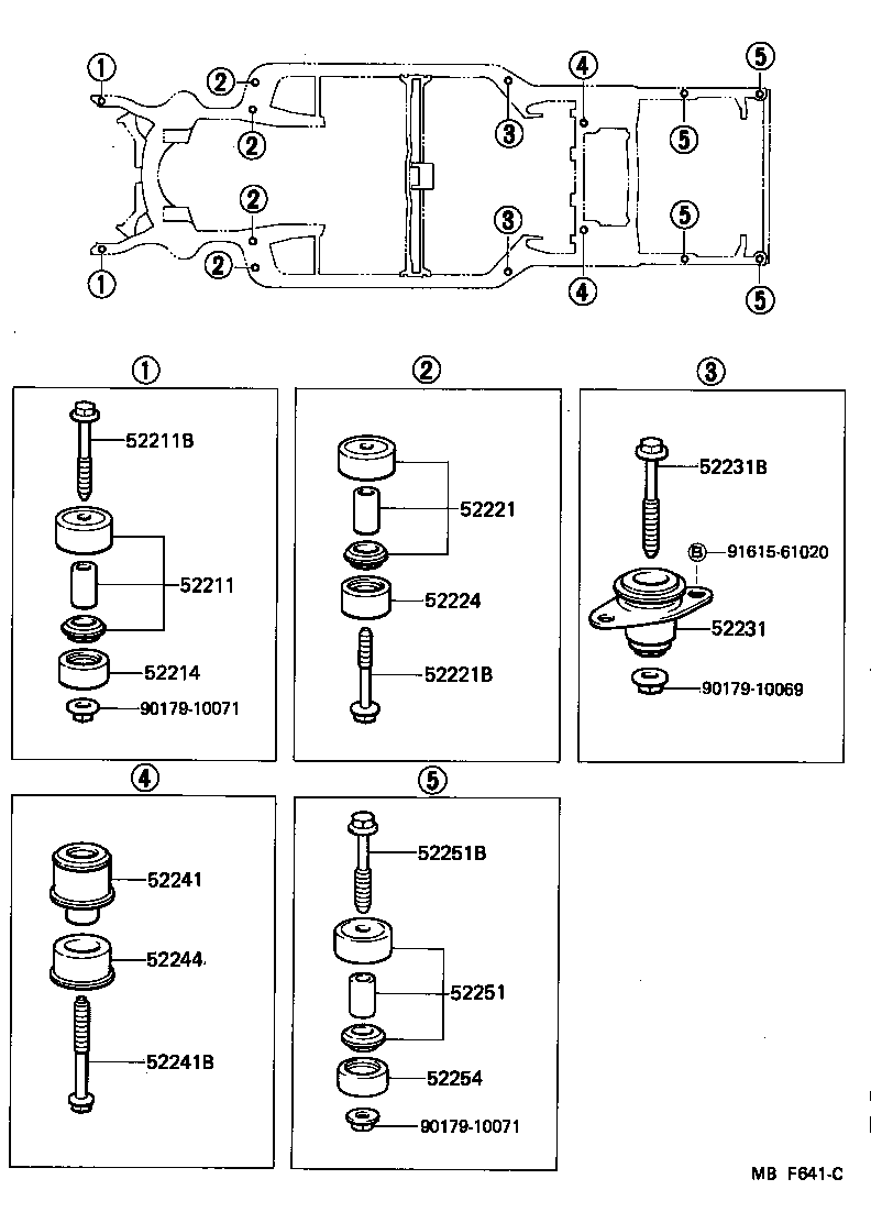  CROWN |  BODY MOUNTING
