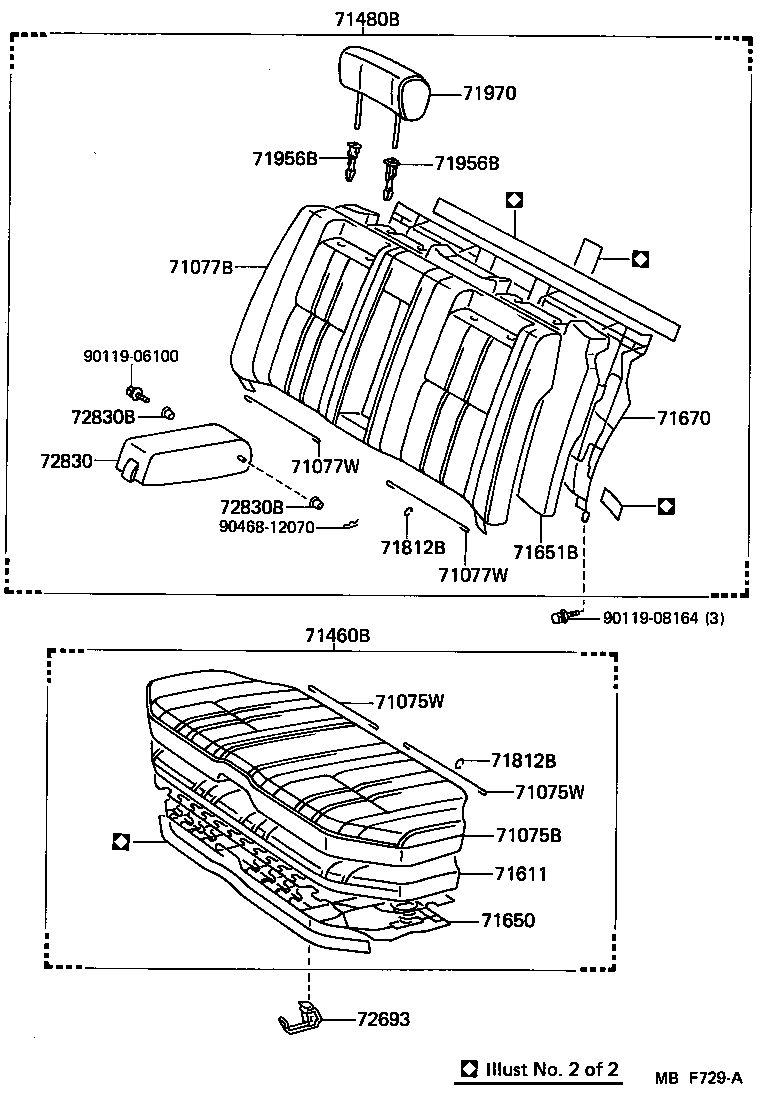  CROWN |  REAR SEAT SEAT TRACK