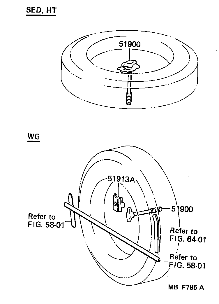  CROWN |  SPARE WHEEL CARRIER