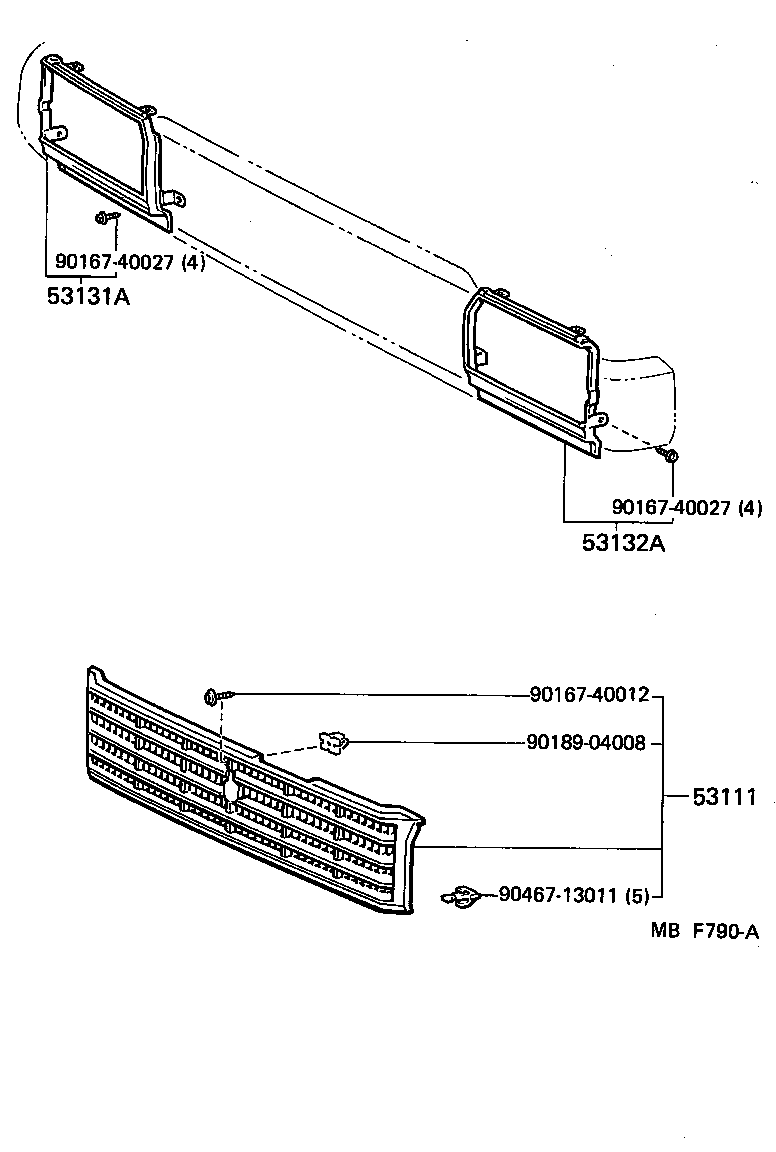  CROWN |  RADIATOR GRILLE