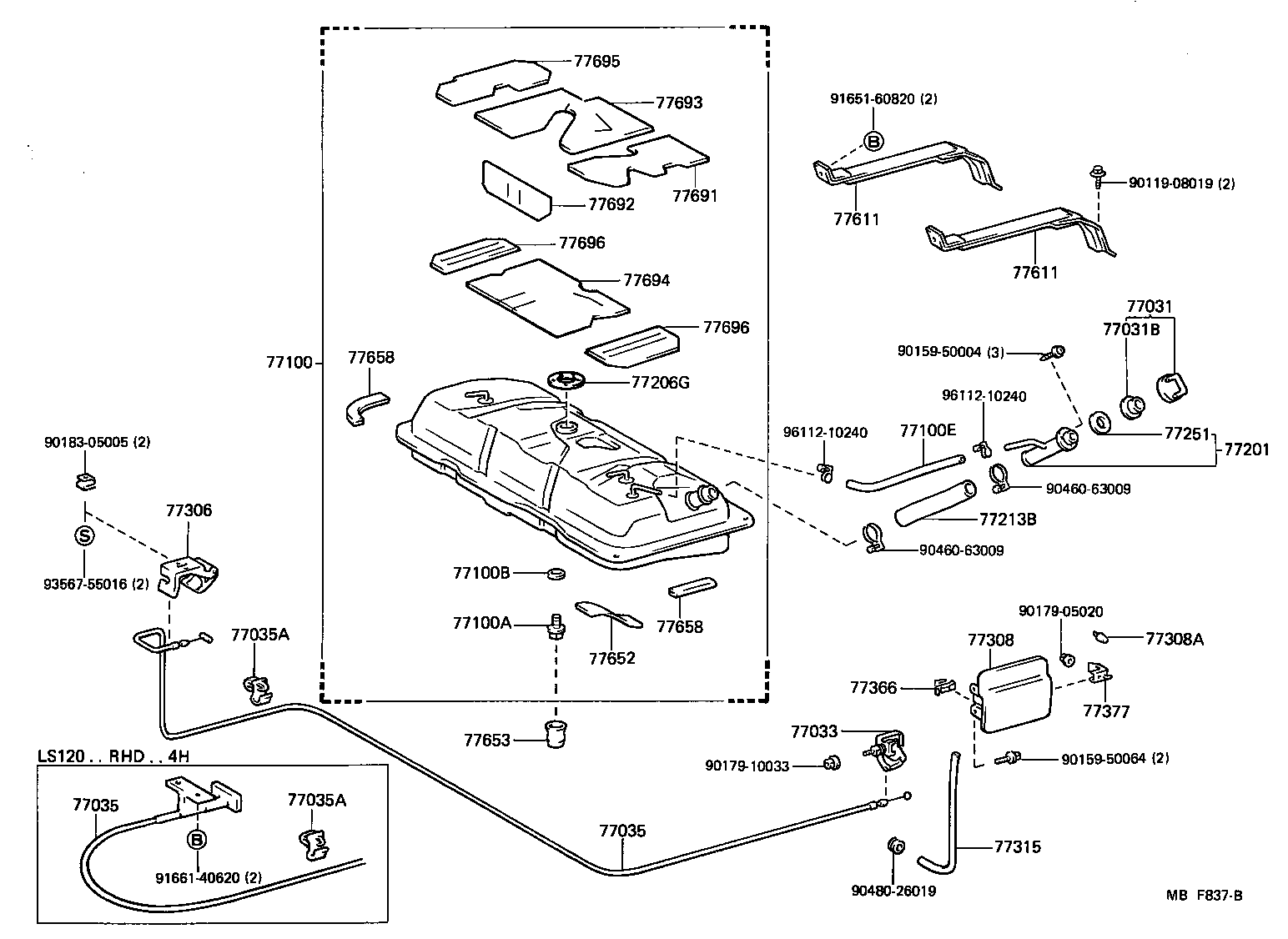 CROWN |  FUEL TANK TUBE
