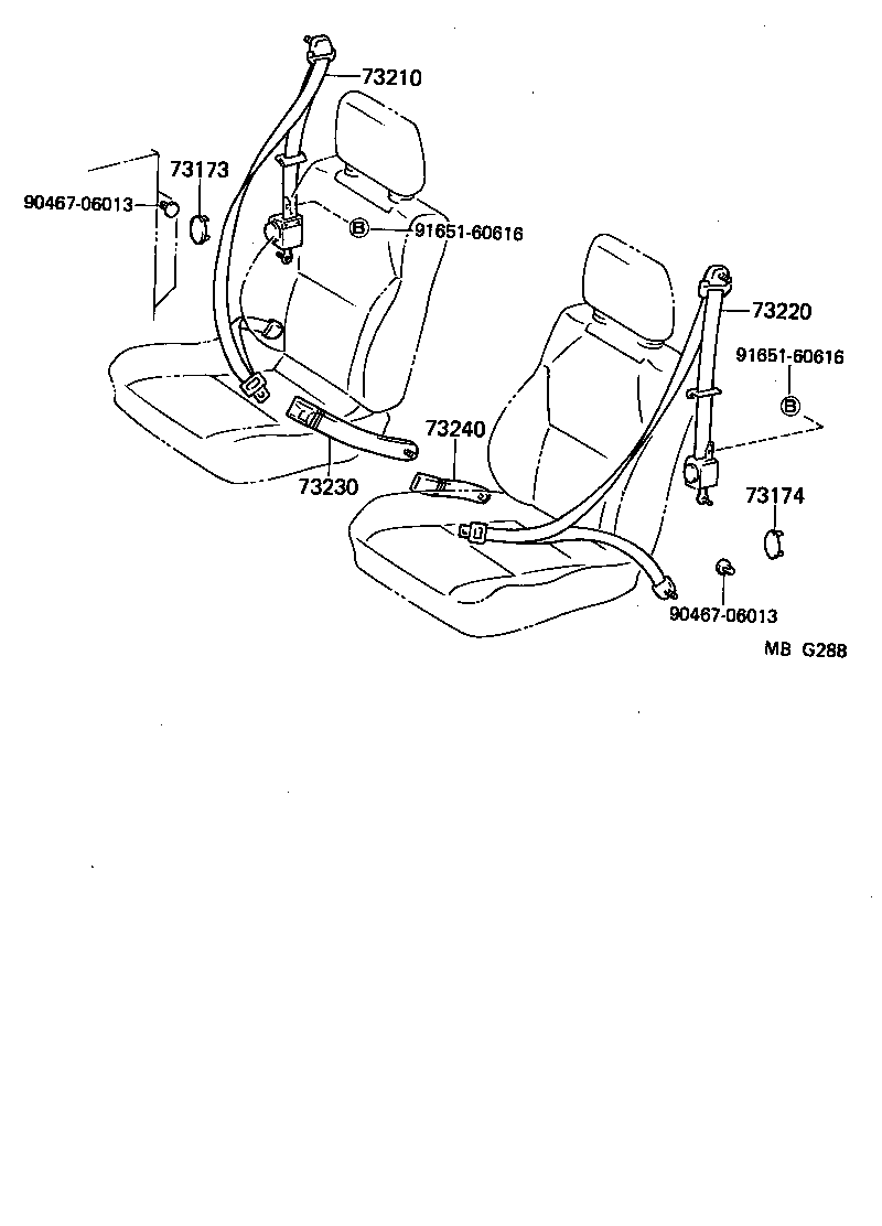  MR2 |  SEAT BELT CHILD RESTRAINT SEAT