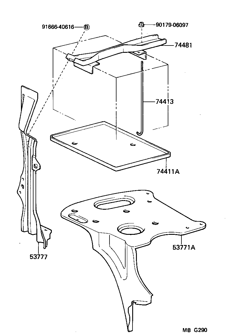  MR2 |  BATTERY CARRIER