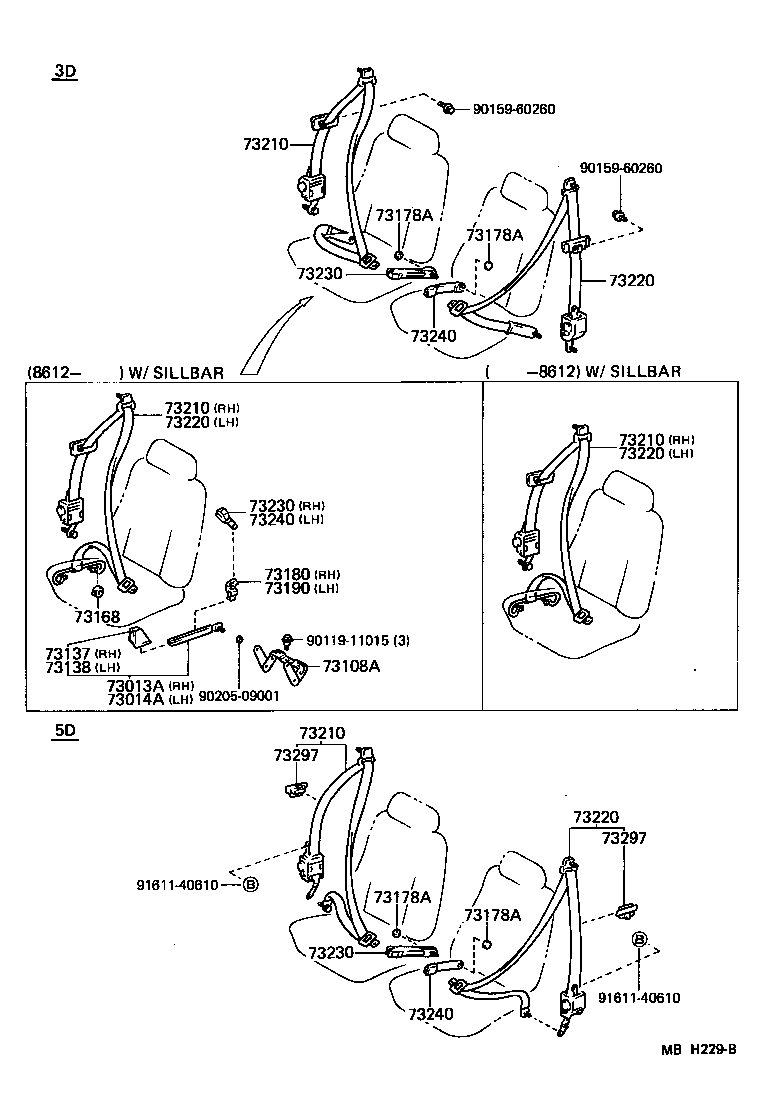  STARLET |  SEAT BELT CHILD RESTRAINT SEAT