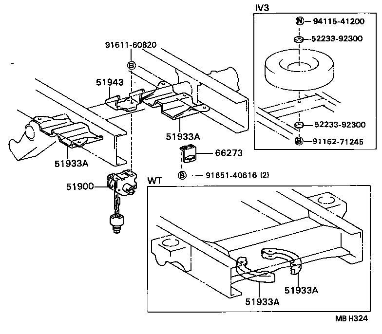  DYNA |  SPARE WHEEL CARRIER
