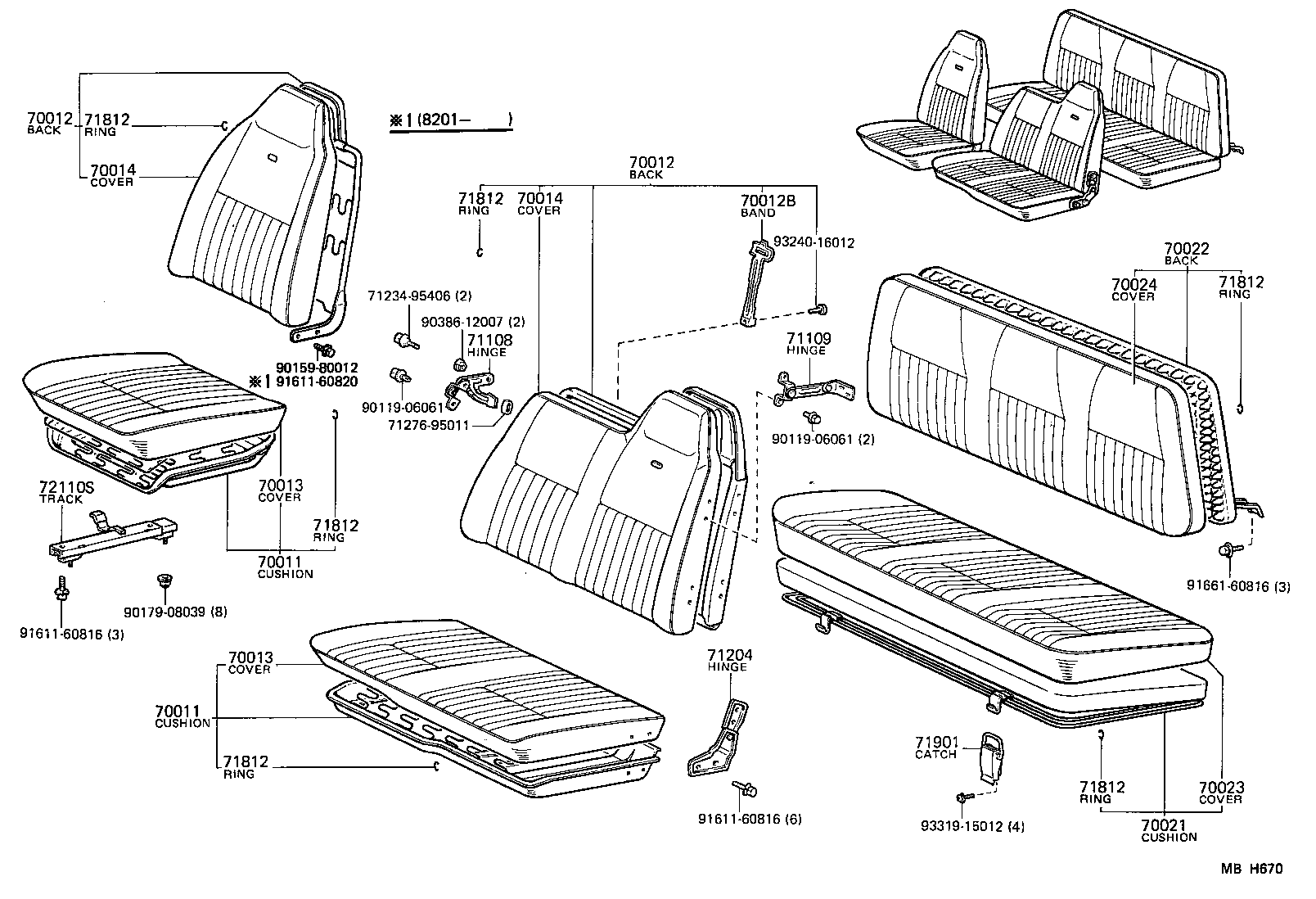  TOYOACE |  SEAT SEAT TRACK