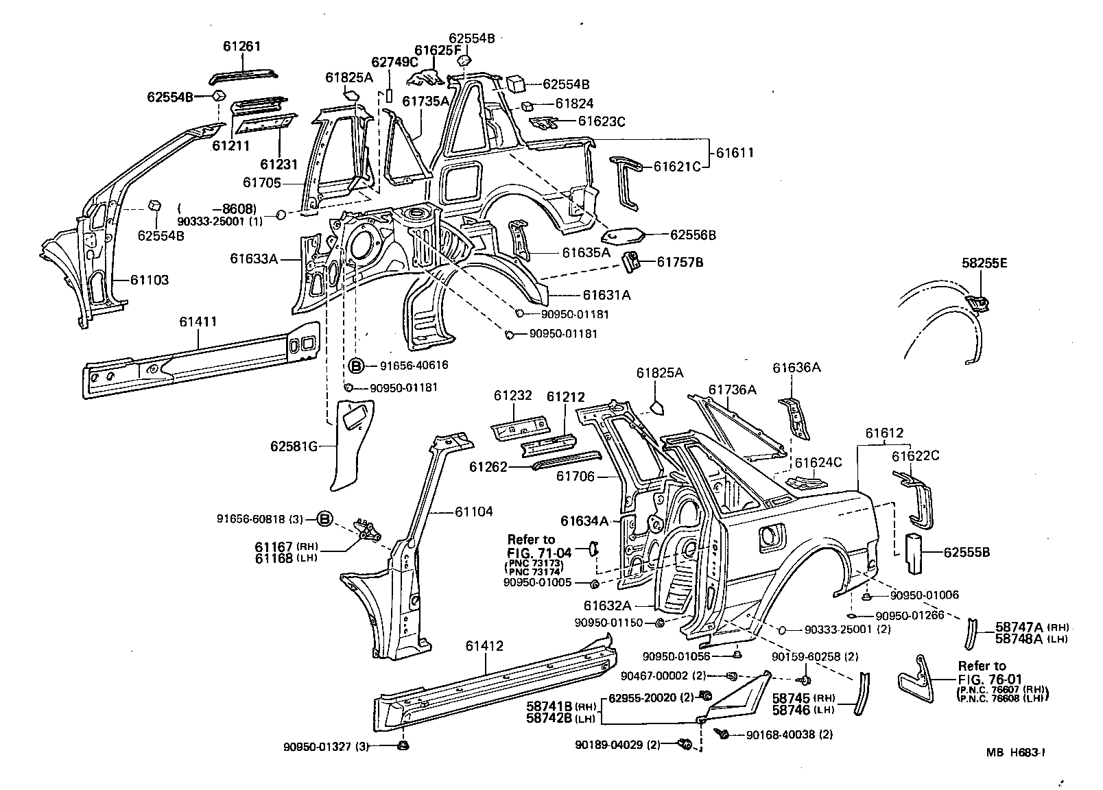  MR2 |  SIDE MEMBER